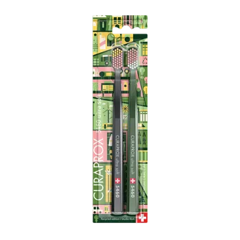 Zubní kartáček Curaprox CS 5460 Duo RECYCLED Edition 2025 2 ks
