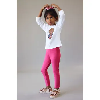 Dívčí oblečení Dětské legíny Mayoral 748.6H.Mini.PPY2 růžová 42X, vel. 122