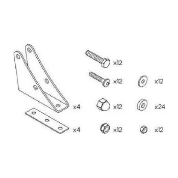 vozík za kolo Thule Hinge Plate Set TH1500054633