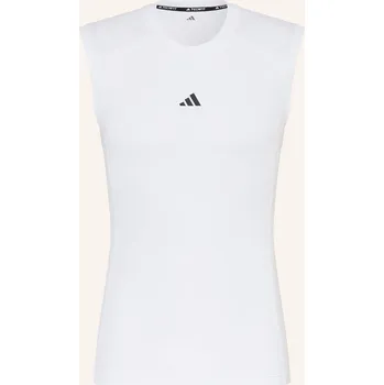 Pánské tílko Adidas Funkce Techfit Compression, bílá