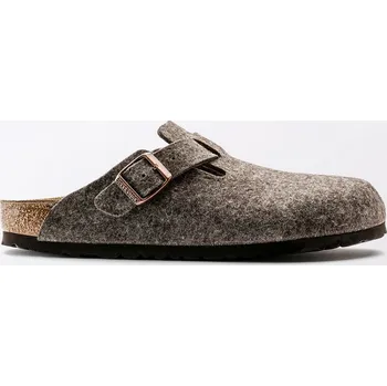 Pánské pantofle Birkenstock Boston Wool Cacao 40