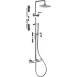 Paffoni - Sprchový systém s termostatickou baterií BIRILLO lesklý chrom