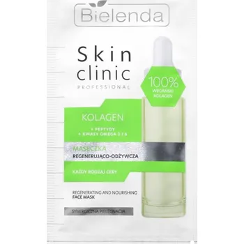 Pleťová maska Bielenda Skin Clinic Professional Collagen výživná regenerační maska na noc 8 g