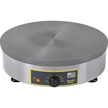 Elektrická palačinkovač, litinová deska, 40 cm, 3 kW, 230 V