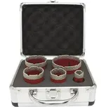 STREND PRO IN-TR226192 Diamantové vykružovací korunky , korunkové vrtáky sada 5ks, 22-72mm, závit M14