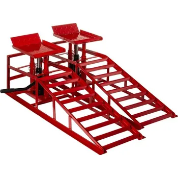 zvedák MAR-POL M80097/2 Nájezdová rampa s hydraulickým zvedákem, 2 t, sada 2 ks