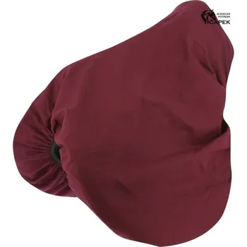 Obal na sedlo Riding World -COTTON- - Vínová