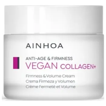 Pleťový krém Veganský zpevňující a objemový krém s kolagenem pro pevnou a pružnou pleť - Vegan Collagen+ - Ainhoa - 50ml