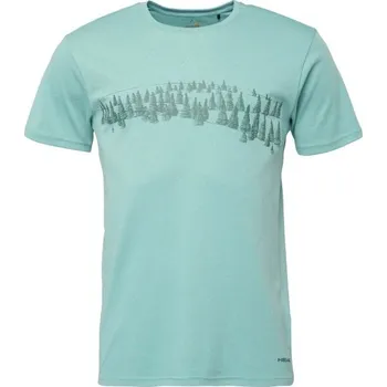 Pánské tričko Pánské triko Head SALTUS 2XL Zelená, Tmavě zelená