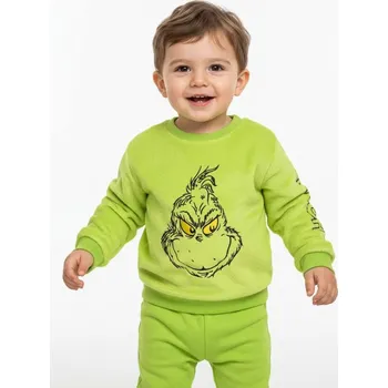 Chlapecké oblečení Sinsay - Mikina typu crewneck Grinch - zelená - 034FX-76X - 034FX-76X-86