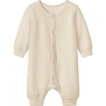 Dupačky lupilu® Dětské rostoucí dupačky z merino vlny a hedvábí (béžová, 74/80)