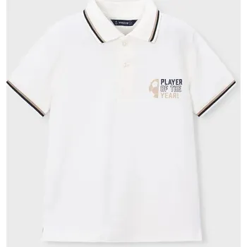 Chlapecké tričko Dětské polo tričko Mayoral 3108.5G.Mini.PPY2 bílá 00X, vel. 134