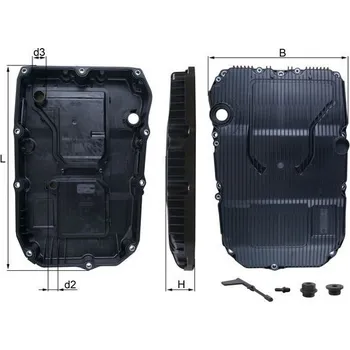 Olejová vana Olejová vana pro automatickou převodovku MAHLE ORIGINAL HX 196KIT