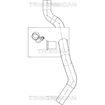 Čep řízení Hydraulická hadice, řízení TRISCAN 8516 29093