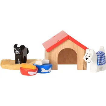 Dřevěná hračka Dřevění domácí mazlíčci