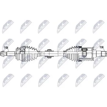 Hnací hřídel - poloosa NTY NPW-TY-237