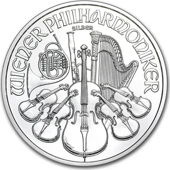 Sběratelství Stříbrná mince 1 Oz&nbsp;Wiener Philharmoniker 2012