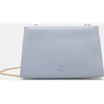 Kožená kabelka Furla WE00774.ARE000.55000 modrá 05X, vel. ONE SIZE