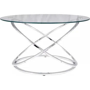 Obývací pokoj Konferenční stolek EOS IV čirý/chrom