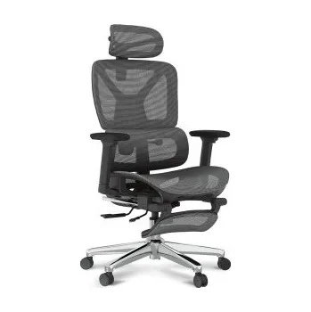 Ergonomická kancelářská židle C7DG-Air LITE PRO pro manažery, tmavě šedá - A FLEXISPOT