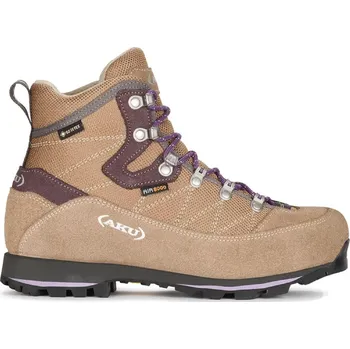 Pánská obuv AKU TREKKER LITE III Wide GTX - dámská kožená - béžová/fialová Velikost: 39