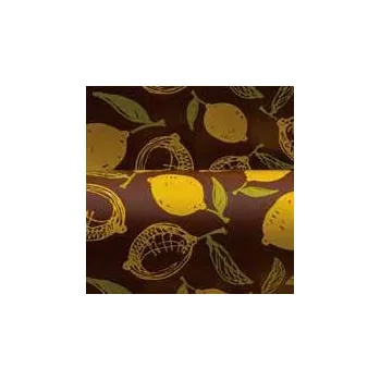 Jedlá dekorace na dort Transfer fólie 40x25cm citrony - PCB