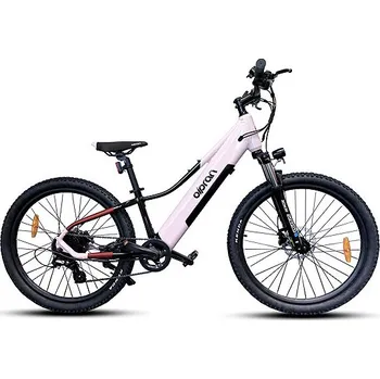 Horské kolo Olpran 26" E-MTB Pluma růžová/černá/červená