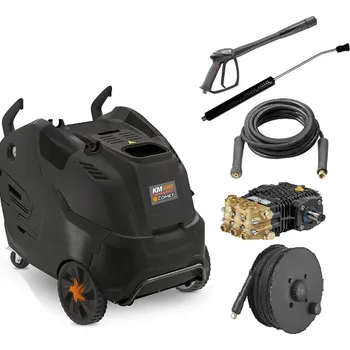 Vysokotlaký čistič COMET KM CLASSIC 8.16 X ( s navijákem s 15m hadicí ) - 200 Bar vysokotlaký čistič s ohřevem vody 110 st.C