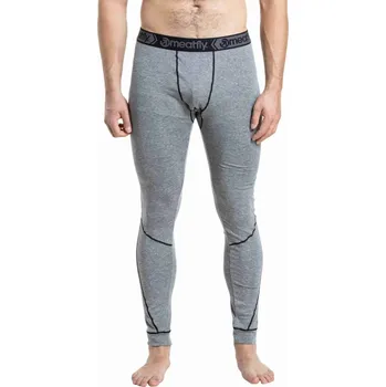 Pánské termo spodky Pánské merino kalhoty Meatfly Lucas šedá L