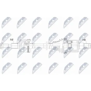 Hnací hřídel - poloosa NTY NPW-FR-215