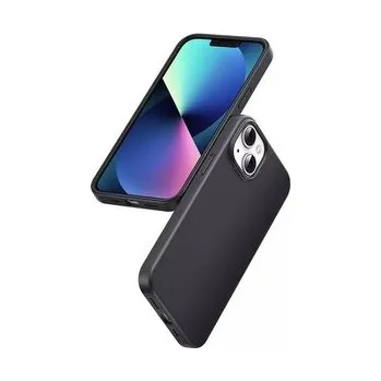 Pouzdro na mobilní telefon Ugreen LP626 Silky silikonové ochranné pouzdro Gumové flexibilní silikonové pouzdro na telefon pro iPhone 14 Plus černé (90920)