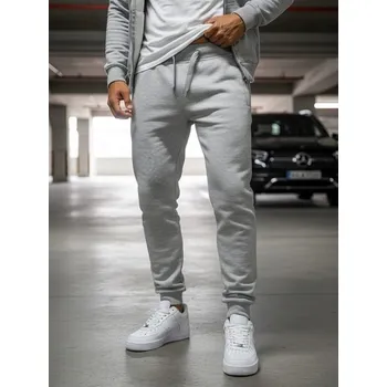 Buďchlap Šedé pánské originální tepláky