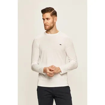 Pánské tričko Tričko Lacoste s dlouhým rukávem TH6712. bílá 00X, vel. XL