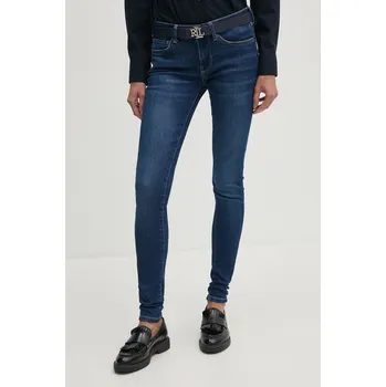 Dámské oblečení Džíny Pepe Jeans SKINNY JEANS LW PL204583DP6 námořnická modř 59J, vel. 24/30