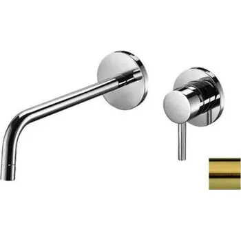 Vodovodní baterie Paffoni - Umyvadlová baterie pro podomítkovou instalaci LIGHT kartáčovaná zlatá