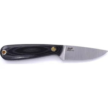 lovecký nůž Brisa Necker 70 Flat Black Micarta Kydex