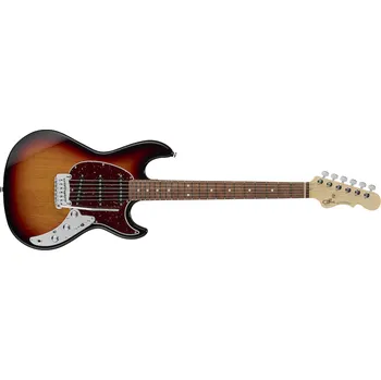 Elektrická kytara GG&amp;L USA Fullerton Deluxe Skyhawk - 3-Tone Sunburst