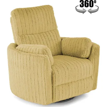 Křeslo Rozkládací polohovací křeslo Pegas hořčicově žluté