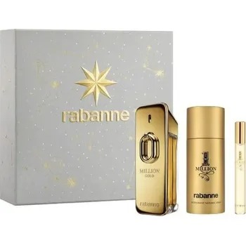 Pánský parfém Rabanne Million Gold Intense For Him - EDP 100 ml + deodorant ve spreji 150 ml + EDT 10 ml + 2 měsíce na vrácení zboží