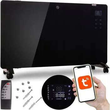 Přímotop Konvektorové topidlo skleněné Maltec CH5000DWB 2000W POWERMAT