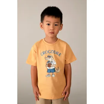 Chlapecké tričko Dětské bavlněné tričko Mayoral 3062.5D.Mini.PPY2 růžová 30X, vel. 122