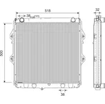 Chladič vody pro motor VALEO 701265