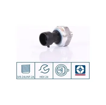 Ventil klimatizace Tlakový vypínač klimatizace NISSENS 301027