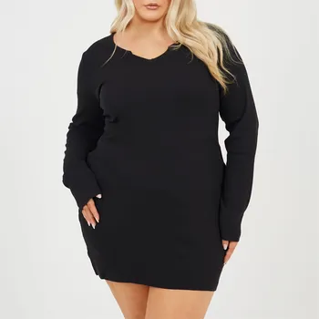 Dámské šaty Šaty Brave Soul Black 1210074 22 (4XL)