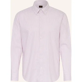 Pánská košile Boss Pánská Košile Ricoplus Slim Fit, světle fialová / bílá, 40