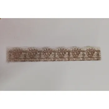 Razítko Razítko silikonové - krajka hnědá č.1 - 13 x 2 cm