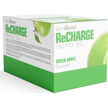 Anabolizér GymBeam ReCharge Gel 16 x 75 g zelené jablko