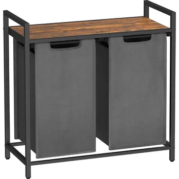 Koš na prádlo Koš na prádlo Vasagle Ovules šedý