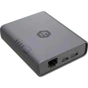 Síťový prvek MikroTik KNOT Embedded LTE4 IoT brána, LTE Cat4, Bluetooth 5.4, 1× GbE LAN, 1× Nano SIM + eSIM, 3× SMA (F), PoE, USB-C, GNSS/GPS, GPIO, RouterOS v7 L3 EC25-EU&KNe