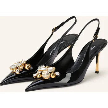 Oblečení a móda Dolce & Gabbana Dámské Lodičky S Ozdobnými Kamínky, černá /...